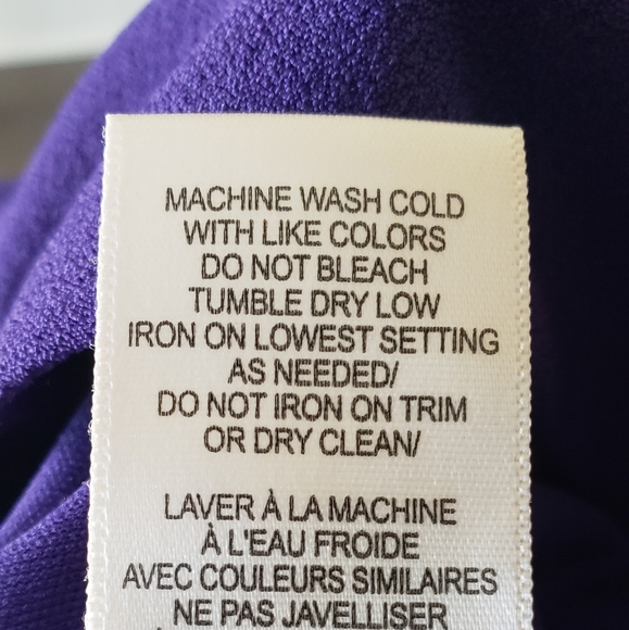 Julia Jordan purple wide leg halter top jumpsuit - 6 - Picture 5 of 5